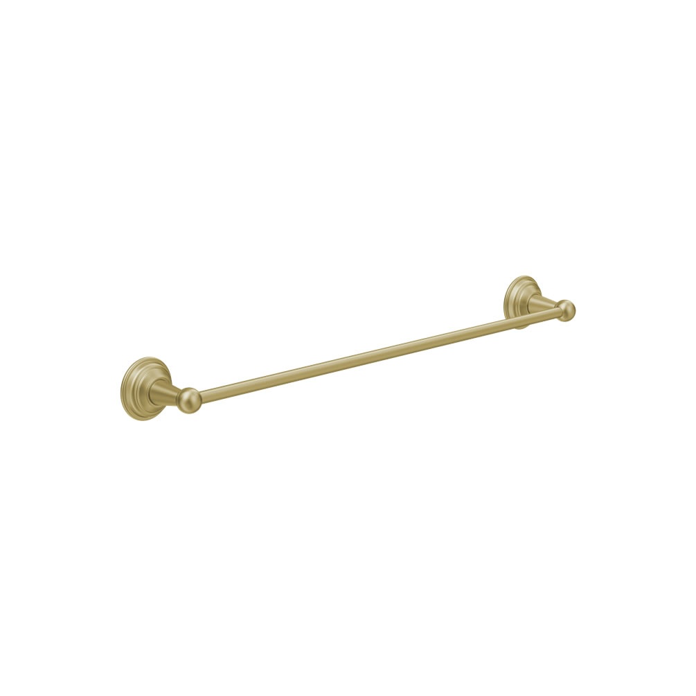 Cutout image of Crosswater Belgravia Brushed Brass Single Towel Rail